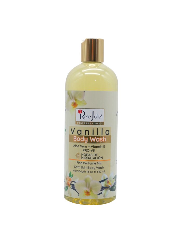34470 - Rose Jolie. Vanilla. Body Wash.  - 18 fl. oz. - Box:  - Loc: I2