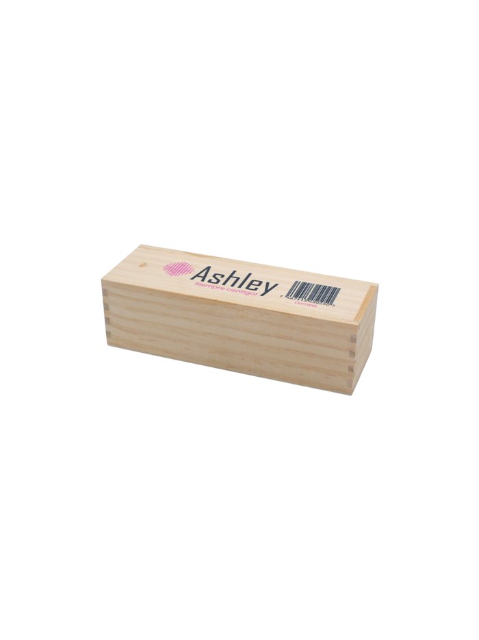 34514 - Ashley. Dominoes White Wood Case. 28ct - Box:  - Loc: J5