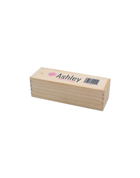 34514 - Ashley. Dominoes White Wood Case. 28ct - Box:  - Loc: J5