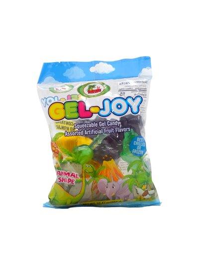 34526 - Gel-Joy. Assorted Fruit Jelly (Animal Shape) Bag 10.4oz. (Case of 24) - Box:  - Loc: L8