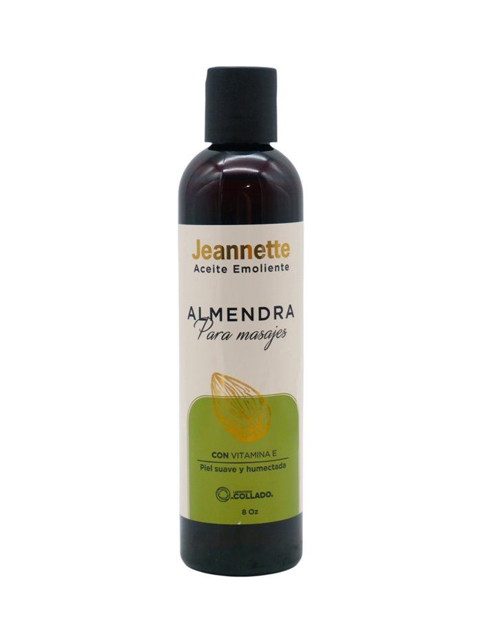 34553 - Jennette. Aceite De Almendras ( Almond Oil ) Con Vitamina E - 8 fl. oz. - Box:  - Loc: O3
