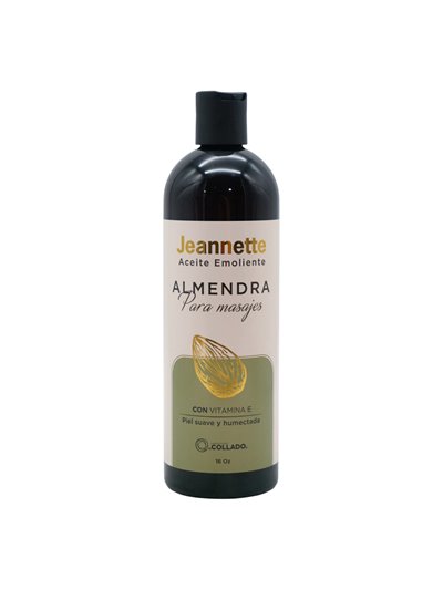 34555 - Jennette. Aceite De Almendras ( Almond Oil ) Humectante Corporal- 16 fl. oz. - Box:  - Loc: O3